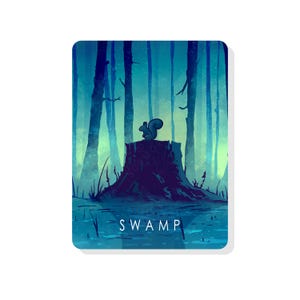 Moerastoken met eekhoornthema voor Magic The Gathering