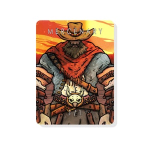 Ficha de Mercenario 1/1 para Magic The Gathering
