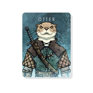1/1 jeton loutre pour Magic The Gathering