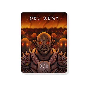 Orc Army Token for Magic The Gathering