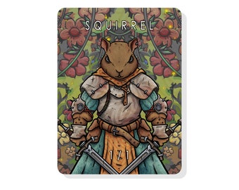 Set of 10 Bloomburrow 1/1 Copy Tokens // Illustrated Cards for