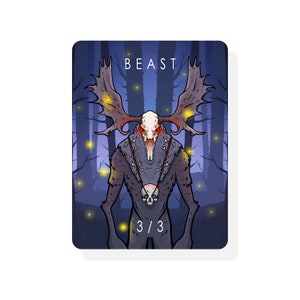 Ficha de Bestia para Magic The Gathering