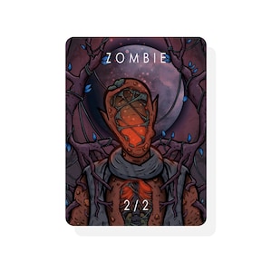 Zombie Token for Magic The Gathering