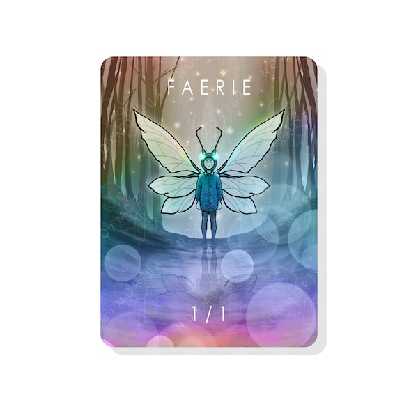 1/1 Faerie Token for Magic The Gathering