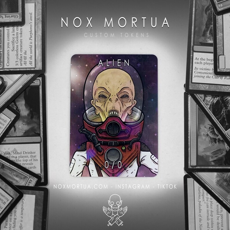 Fallout Zetan Alien Token for Magic the Gathering - Etsy