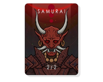 Samurai Token MTG (double Strike or Vigilance) - Etsy