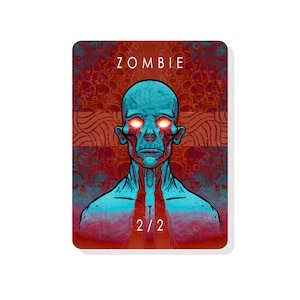 2/2 Zombie Token for Magic The Gathering