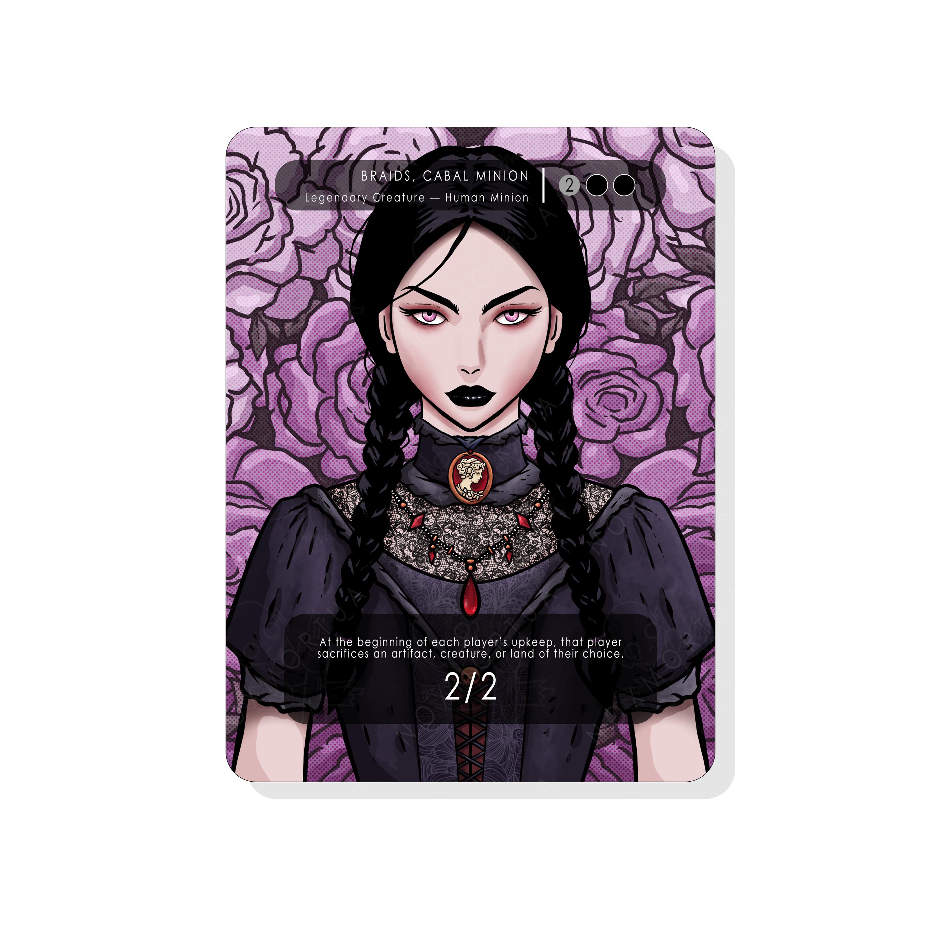 Braids, Cabal Minion Proxy for Magic the Gathering - Etsy