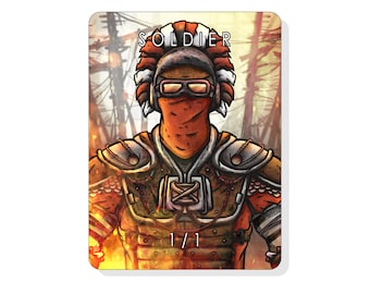 Fallout 1/1 Soldier Token voor Magic The Gathering