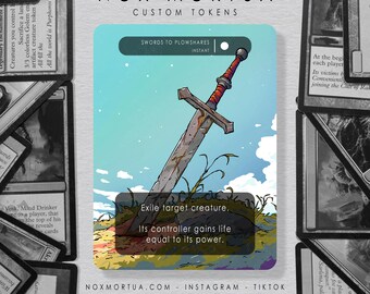 マジック：ザ・ギャザリングの「剣を鍬に」 - Etsy 日本
