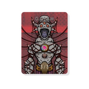 Golem Token for Magic The Gathering