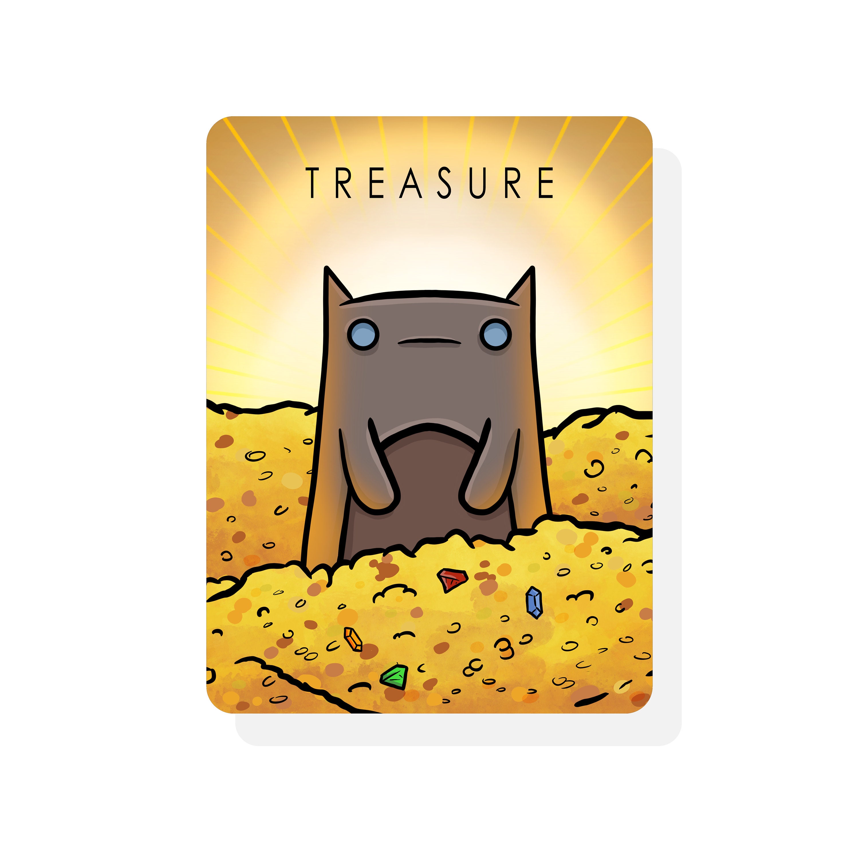 Treasure Token for Magic The Gathering