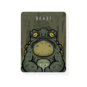 Ficha de Bestia para Magic The Gathering
