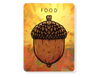 Acorn Food Token for Magic The Gathering