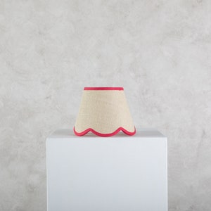 Scallop Lampshade - Natural Jute - Small (15cm)