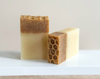 Chestnut Honey Soap - 100 g | Natural Handmade Soap | Nourishing Skincare Soap | Organic Face & Body Soap | Botanical Soap | Cheap Gift Idea