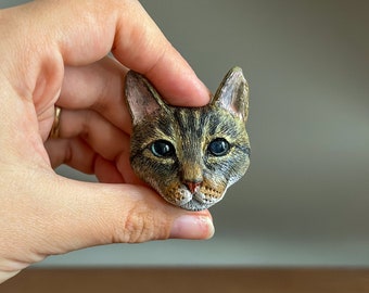 Portraits d'animaux de compagnie sculptés à la main / Figurines d'animaux de compagnie personnalisées / Cadeaux personnalisés pour les propriétaires d'animaux de compagnie / Portraits d'animaux de compagnie en pâte polymère / Mémorial unique d'un animal de compagnie