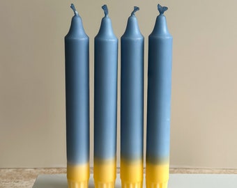 Dip Dye Taper Candles | Cheap Housewarming Gifts | Mothers Day Gift | Gifts for Candle Lovers