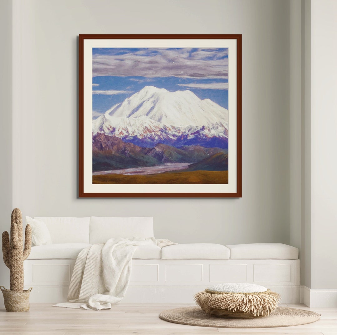 Denali Alaska Mountain Giclée Print: Fine Art Landscape - Etsy