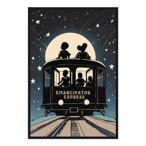 Vintage Emancipator Express Postkarte – NEU 4x6 ungepostet