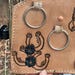 Cow Tag Wild Rag Holder With Cowhide - Etsy