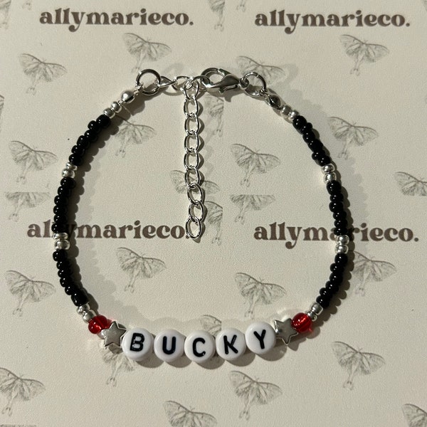 Bucky Barnes inspired Beaded Bracelet