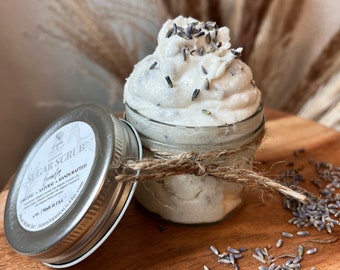 Organic Whipped Belly Sugar Scrub | Natural Sugar Scrub | Face, Hand, Pregnant Belly Scrub | Gift for Wife + Moms | Baby Shower Gift