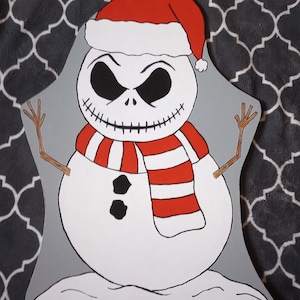 Make your own Snowman Santa Hat Jack Plywood cutout PDF downloadable pattern