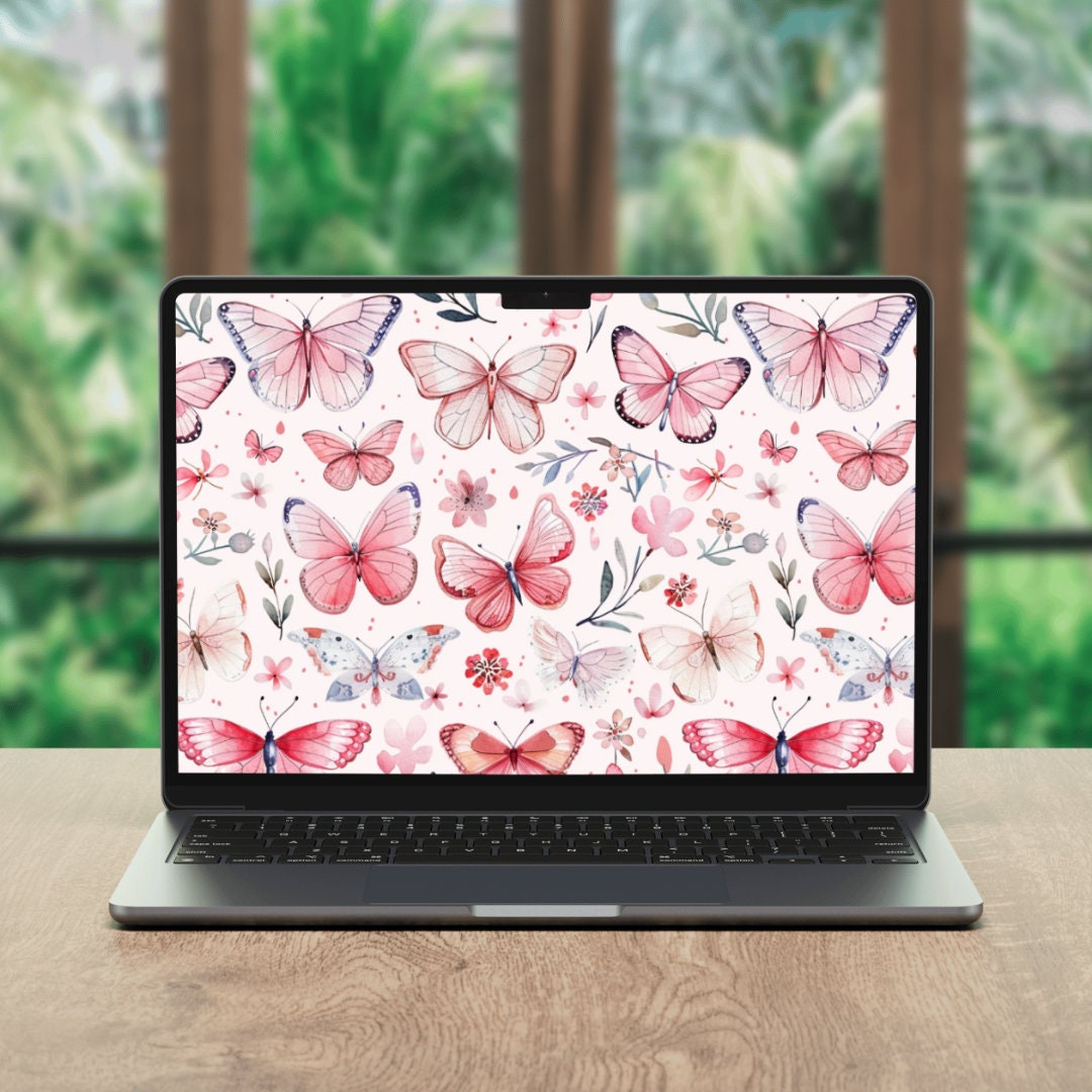 12 Watercolor Butterfly Seamless Pattern - Digital Papers, Gift ...