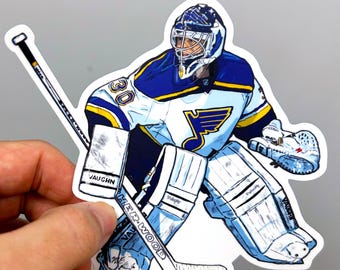 Martin Brodeur St. Louis Vinyl Sticker - Hockey Goalie Legend