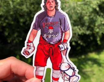 Bob Probert Detroit Hockey Enforcer Vinyl Sticker
