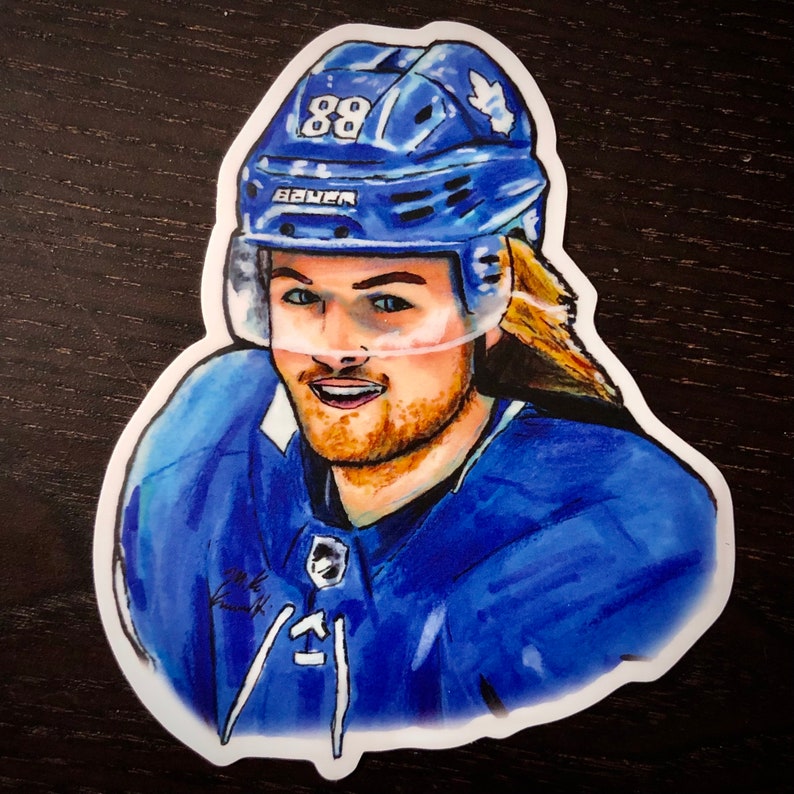William Nylander Toronto Vinyl Sticker swedish Hockey Fan Art Etsy