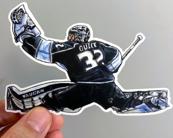 Jonathan Quick LA Hockey Goalie Vinyl Sticker - Los Angeles Fan Gift