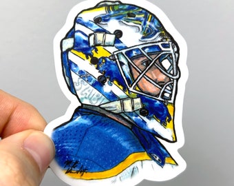 Ukko Pekka Luukkonen Goalie Vinyl Sticker! Buffalo Hockey Fanatics Unite!