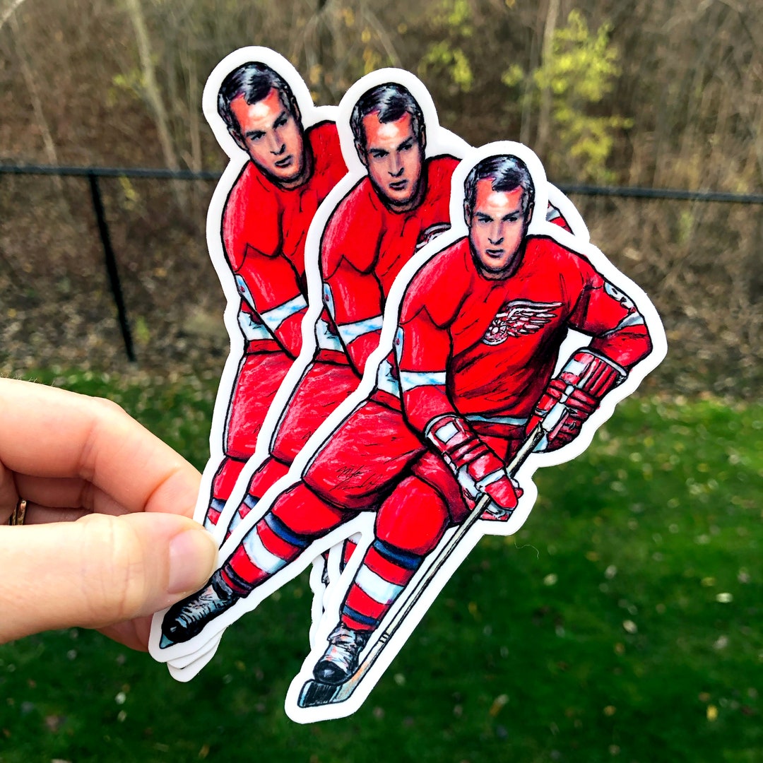 Howe Middle Sticker Gordie Howe Legacy: Detroit Hockey Vinyl Sticker - Show Your Love for ...