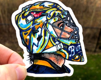 Ryan Miller Goalie Vinyl Sticker! Buffalo Hockey Fanatics Unite!