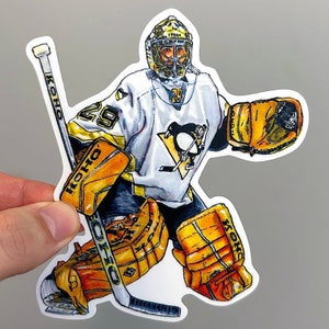 Marc-André Fleury Pittsburgh Hockey Goalie Vinyl Sticker - Perfect for NHL Fans