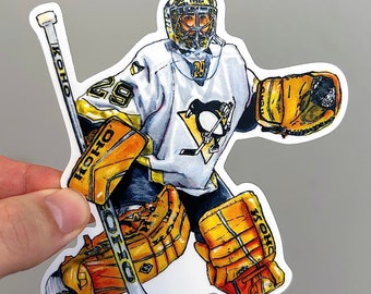 Marc-André Fleury Pittsburgh Hockey Goalie Vinyl Sticker