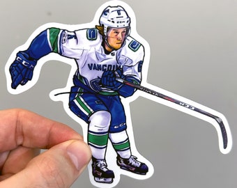 Brock Boeser Vinyl Sticker – Vancouver Hockey Pride (2 Sizes)