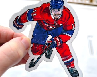 Brendan Gallagher Montreal Hockey Vinyl Decal – Habs Fan Sticker