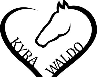 Horse Love Wall Art or Stall Sign