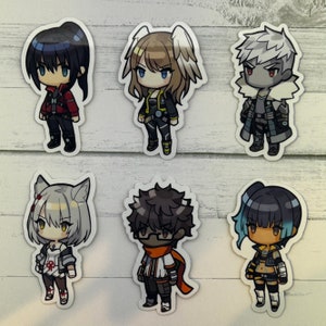 XC3 Chibi Stickers - Vinyl Die-Cut Stickers - Xenoblade Chronicles 3