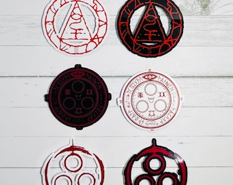 Silent Hill - Vinyl Die-Cut Stickers - Silent Hill Symbols
