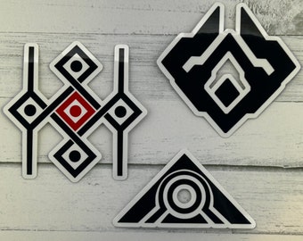 XC3 Symbols Stickers - Vinyl Die-Cut Stickers - Xenoblade Chronicles 3