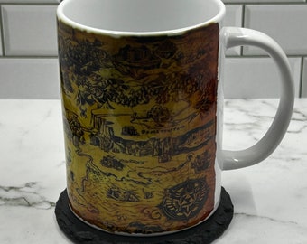 Zelda Hyrule Map - Ceramic Mug - The Legend of Zelda