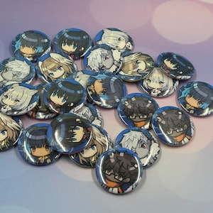 XC3 - Chibi Pinback Button Pins - Xenoblade Chronicles 3