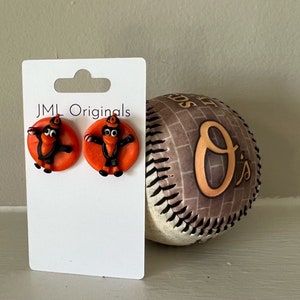 Baltimore Orioles Bird Earrings