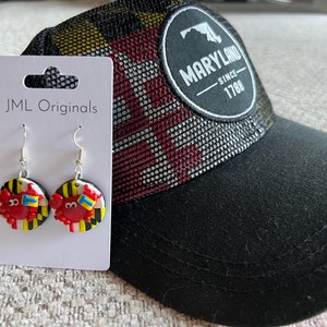 Maryland Crab Earrings