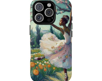 Van Gogh Ballet Dancer Phone Case: Elegant Art Nouveau Cover