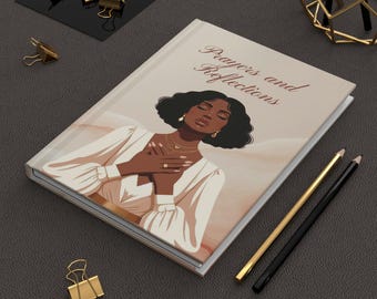 Diario de oraciones y reflexiones / Diario de tapa dura, diseño de escrituras de fe